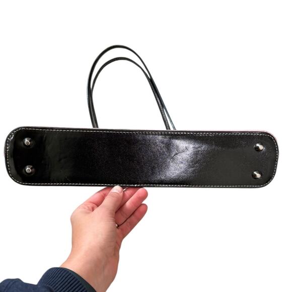 Vintage Kate Spade Raindbow Striped Structured Tote - Picture 10 of 11